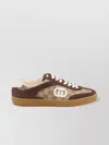 Gucci Men G75 Low-top Supreme Gg Fabric And Suede Sneakers In Multi