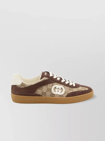 GUCCI GG FABRIC SNEAKERS INCROCIO