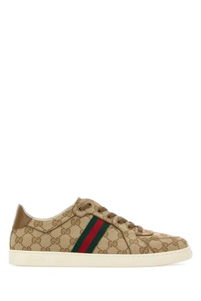Gucci Stretch Gg Canvas Low-top Sneakers In Multi