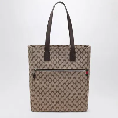 Gucci Gg Fabric Tote Bag In Beige