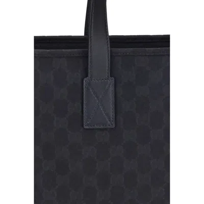 Gucci Gg Fabric Tote Bag In Black