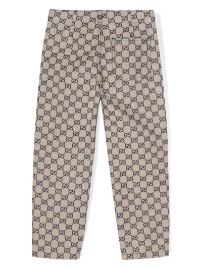 GUCCI GG FABRIC TROUSERS