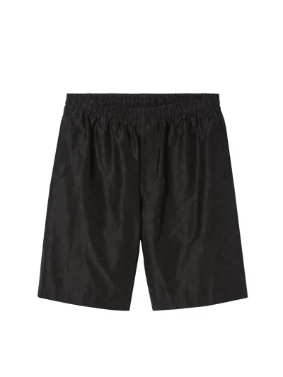Gucci Gg Faille Cotton-silk Bermuda Shorts