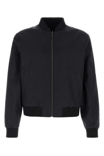 Gucci Gg Faille Reversible Jacket For Men In Black