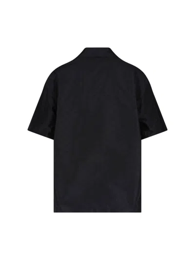 Gucci Gg Faille Shirt In Black