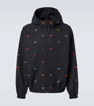 GUCCI GG FIL COUPÉ RIPSTOP ZIP JACKET