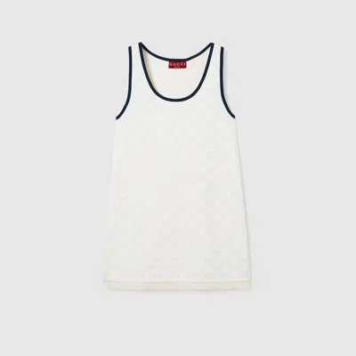 Gucci Gg Fine Cotton Jacquard Dress