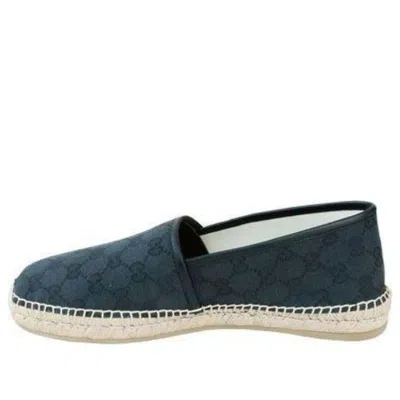 Gucci Gg Flat Espadrille 'blue'