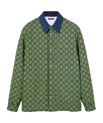 GUCCI GG GINGHAM COTTON WOOL JACKET
