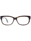 Gucci Eyewear Rectangular Frame Glasses In Brown