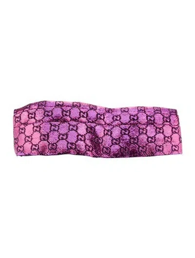 Pre-owned Gucci Gg Glitter Headband