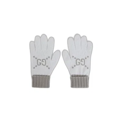 Gucci Gg Gloves Knit In Gray