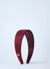 Gucci Women Gg Hair Band In Burgundy