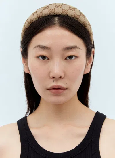 Gucci Gg Hairband In Beige