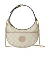 Gucci Gg Half-moon Mini Bag In Nude