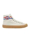 Gucci Gg High-top Sneakers In White
