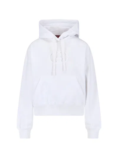 Gucci "gg" Hoodie In White