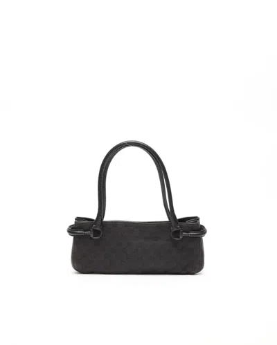 Gucci Gg Horsebit Bag In Black