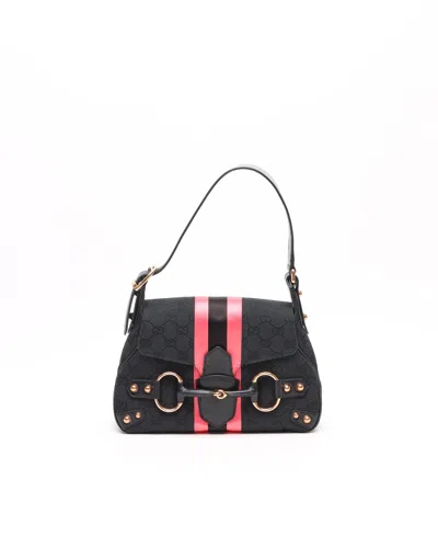 Gucci Gg Horsebit Hobo Bag