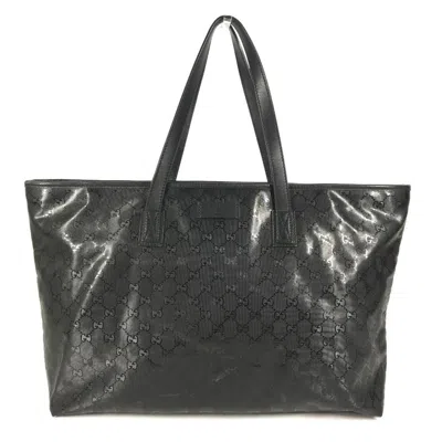 Pre-owned Gucci Gg Imprimé Black Gg Imprimé Shoulder Bag Tote Bag ()