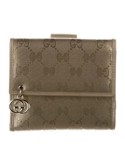 Pre-owned Gucci Gg Imprimé Wallet