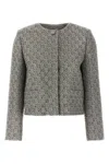 Gucci Gg Jacket Blazer And Suits Gray In Gray