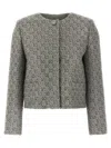 Gucci Gg Jacket Blazer And Suits Gray In Gray