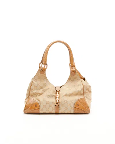 Gucci Gg Jackie Bardot Bsg In Sand