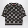 Gucci Gg Jacquard Bouclé Wool Sweater In Green