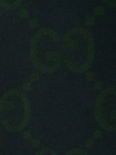 Gucci Gg-jacquard Cashmere Scarf In Blue