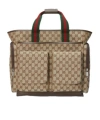 Gucci Gg-jacquard Changing Bag In Brown
