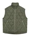 Gucci Gg-jacquard Diamond-quilt Gilet In Green