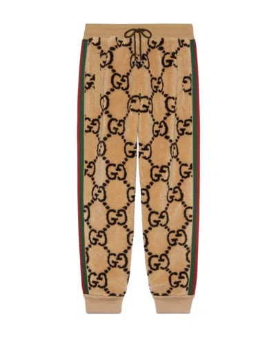 GUCCI GUCCI GG JACQUARD DRAWSTRING TRACK PANTS