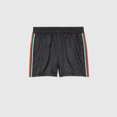 GUCCI GUCCI GG PRINT NYLON SWIM SHORTS