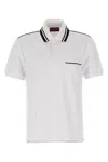 Gucci Men Gg Jacquard Polo Shirt In White