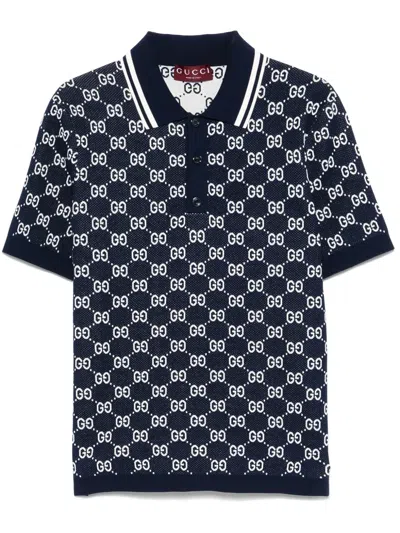 GUCCI GG-JACQUARD POLO SHIRT
