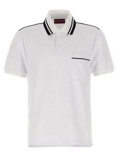 GUCCI GUCCI GG JACQUARD POLO SHIRT
