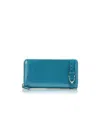 Gucci Gg Jacquard Purse In Blue