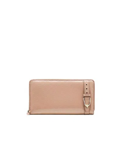 Gucci Gg Jacquard Purse In Nude