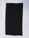 Gucci Black Wool And Silk Gg Jacquard Shawl