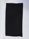Gucci Black Wool And Silk Gg Jacquard Shawl In Black