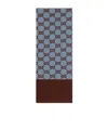 Gucci Gg Jacquard Scarf In Gray