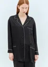 Gucci Monogram-jacquard Shirt In Black