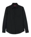 Gucci Gg Jacquard Shirt In Black