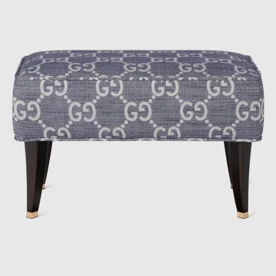 Gucci Hocker Mit Gg Jacquard In Blue