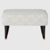 Gucci Hocker Mit Gg Jacquard In Grey