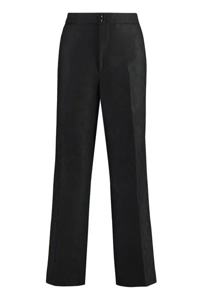 GUCCI GUCCI GG JACQUARD TAILORED TROUSERS