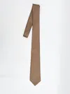 Gucci Gg Jacquard Tie In Brown