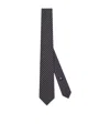 Gucci Gg Silk Jacquard Tie In Black