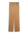 Gucci Gg Jacquard Pants In Brown
